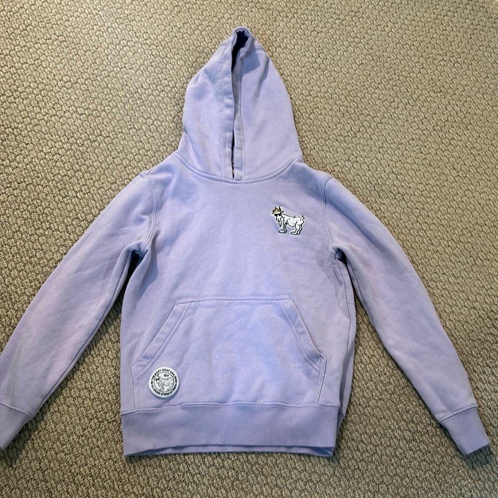 Purple youth GOAT USA hoodie!